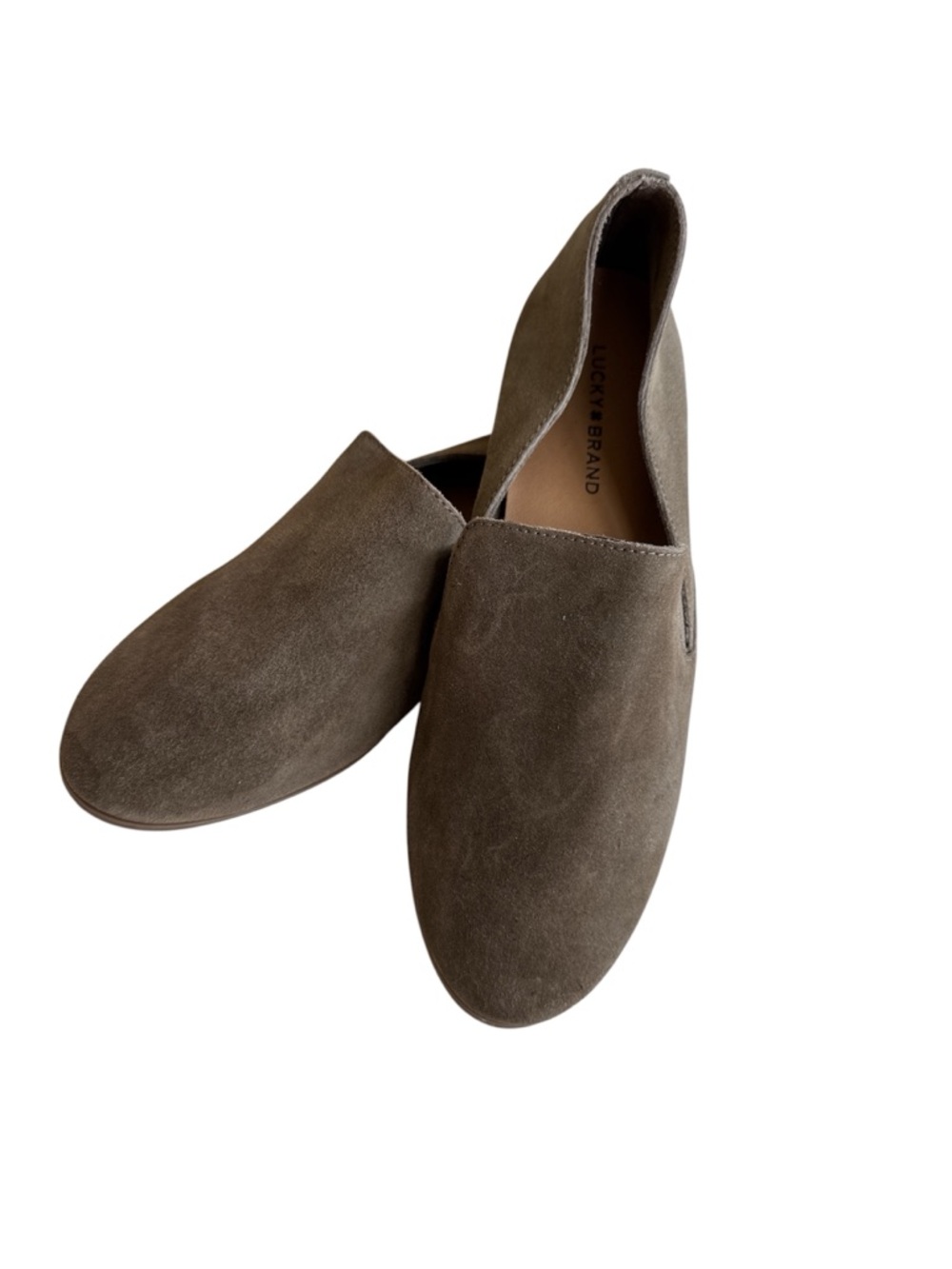 Lucky Brand Cahill Suede Flats Loafers Size 7.5